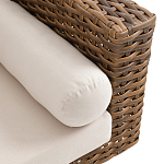 Трехместный садовый диван из плетеного пластика Matteo варинант исполнения - 3 | Loft Concept в Тюмени