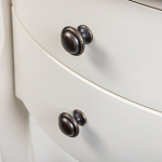 Белая тумба на фигурных ножках Shelby варинант исполнения - 4 | Loft Concept в Тюмени