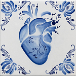 Плитка с узором Мое сердце варинант исполнения - 2 | Loft Concept в Тюмени