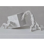 Скульптура «Окаменелый рост», Белый объект варинант исполнения - 1 | Loft Concept в Тюмени