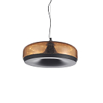 Подвесной светильник с стеклянным плафоном LED 42W 3000K Glass Textured Lampshade варинант исполнения - 2 | Loft Concept в Тюмени