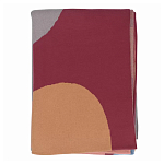 Плед из хлопка с абстрактным принтом Elysian Flow Ember варинант исполнения - 5 | Loft Concept в Тюмени