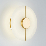 Бра с плафоном из камня в форме диска Buccio Stone Disk Wall Lamp варинант исполнения - 2 | Loft Concept в Тюмени