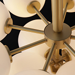 Люстра круглая со стеклянными сферами Maleficent варинант исполнения - 3 | Loft Concept в Тюмени