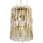 Подвесной светильник с металлическими и хрустальными подвесками Bonnay Crystal Hanging Lamp варинант исполнения - 1 | Loft Concept в Тюмени