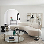 Торшер с поворотным плафоном Davy Brass Floor Lamp варинант исполнения - 9 | Loft Concept в Тюмени