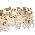 Люстра с декоративными подвесками из прозрачного стекла в форме монеток FAIRYTREE Light варинант исполнения - 11 | Loft Concept в Тюмени