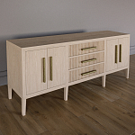 Буфет Primo с тремя ящиками и двумя фасадами Светлый дуб варинант исполнения - 2 | Loft Concept в Тюмени