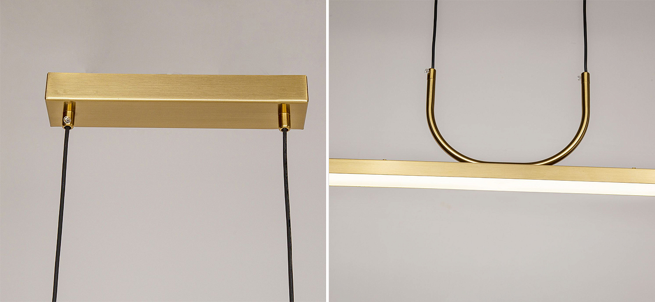 Минималистичная золотая люстра Trumpet tube Минималистичная золотая люстра Trumpet tube - Loft-Concept в Тюмени