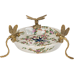 Блюдо фарфоровое Полет стрекоз Jita варинант исполнения - 1 | Loft Concept в Тюмени