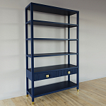 Стеллаж с двумя ящиками Elsa Dreams Blue варинант исполнения - 1 | Loft Concept в Тюмени