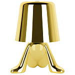 Настольная лампа фигурная цвета золото с гладким абажуром Высота 17 см Sophia варинант исполнения - 6 | Loft Concept в Тюмени