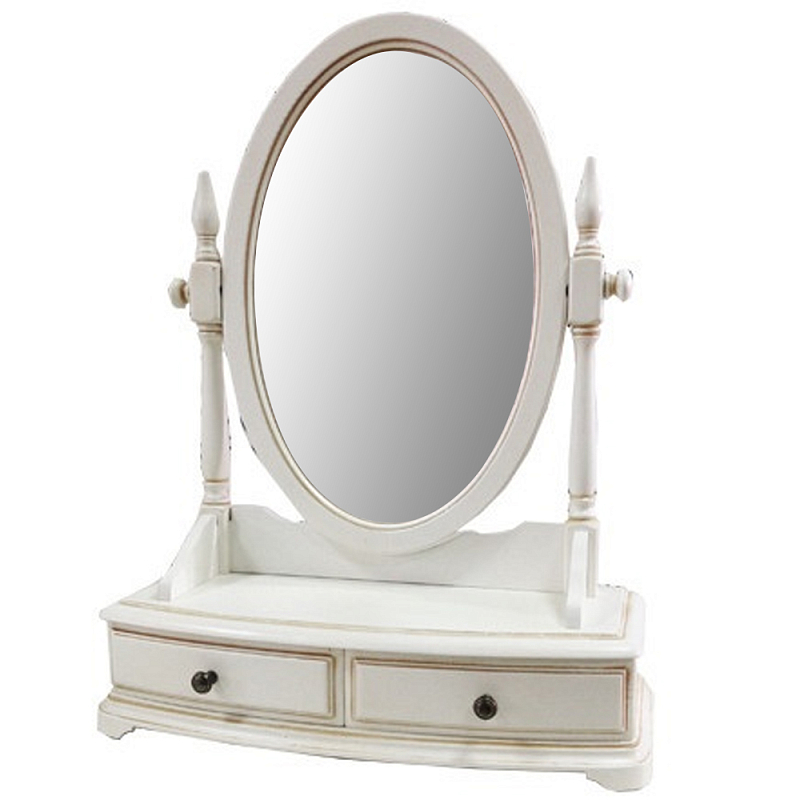 Овальное настольное зеркало из массива дерева Guirlande de Roses Mirror Зеркало ivory ( слоновая кость ) Овальное настольное зеркало из массива дерева Guirlande de Roses Mirror Зеркало ivory ( слоновая кость ) в Тюмени | Loft Concept