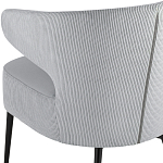 Современное мягкое кресло на металлических ножках Rakush Grey варинант исполнения - 7 | Loft Concept в Тюмени