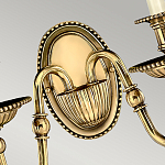 Бра с 2-мя бежевыми абажурами в классическом стиле Hinkley варинант исполнения - 5 | Loft Concept в Тюмени