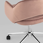 Кресло для компьютерного стола Veloury Pink варинант исполнения - 8 | Loft Concept в Тюмени