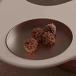 Журнальный столик фигурный со стеклянной столешницей Table Drop варинант исполнения - 6 | Loft Concept в Тюмени