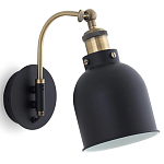 Бра с черным плафоном из металла Roomsy варинант исполнения - 1 | Loft Concept в Тюмени