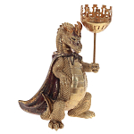 Подсвечник в виде дракона Dragon candlestick Green Gold Brown L or R варинант исполнения - 6 | Loft Concept в Тюмени
