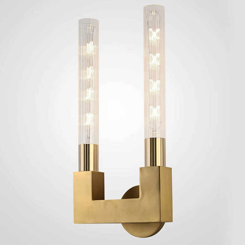 Бра CANELLE wall lamp DOUBLE Sconces Латунь в Тюмени | Loft Concept 