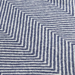 Плед из шерсти мериноса темно-синего цвета 130×180 см Indigo Waves варинант исполнения - 2 | Loft Concept в Тюмени