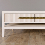 Кофейный стол Primo с двумя ящиками Светлый дуб варинант исполнения - 3 | Loft Concept в Тюмени