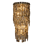 Бра с каскадом из прозрачного хрусталя и корпусом золотого цвета Constant Sparks варинант исполнения - 7 | Loft Concept в Тюмени