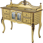 Комод деревянный Illustration of flowers варинант исполнения - 4 | Loft Concept в Тюмени