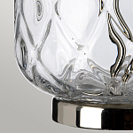 Настольная лампа с цилиндрическим абажуром и прозрачным стеклянным основанием Quintiesse варинант исполнения - 9 | Loft Concept в Тюмени