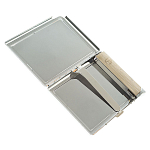 Портсигар с газовой зажигалкой из натурального камня Яшма Змеиная Stone Cigarettes Cases варинант исполнения - 3 | Loft Concept в Тюмени