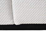 Дизайнерское кресло мягкое с обивкой из рогожки кремового цвета Decoration of Everything варинант исполнения - 3 | Loft Concept в Тюмени