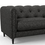 Мебельная ткань Шенилл темно-серый цвет 138 см T4-40 варинант исполнения - 4 | Loft Concept в Тюмени