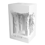 Встраиваемый в стену гипсовый светильник под покраску с колоннами и арками в античном стиле Antiquity Athena варинант исполнения - 2 | Loft Concept в Тюмени