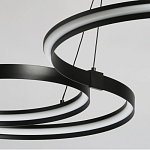 Люстра подвесная светодиодная в виде волнообразной ленты Ribbon Vortex варинант исполнения - 11 | Loft Concept в Тюмени