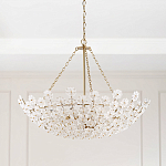 Люстра декорированная цветами из стекла Lightness of Flowers варинант исполнения - 2 | Loft Concept в Тюмени