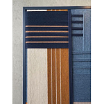 Панно из шнура Синяя геометрическая абстракция wall panel line Blue варинант исполнения - 3 | Loft Concept в Тюмени