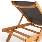 Шезлонг из текстиля и эвкалипта Power of Nature варинант исполнения - 4 | Loft Concept в Тюмени