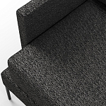 Мебельная ткань Шенилл темно-серый цвет 138 см T4-40 варинант исполнения - 3 | Loft Concept в Тюмени