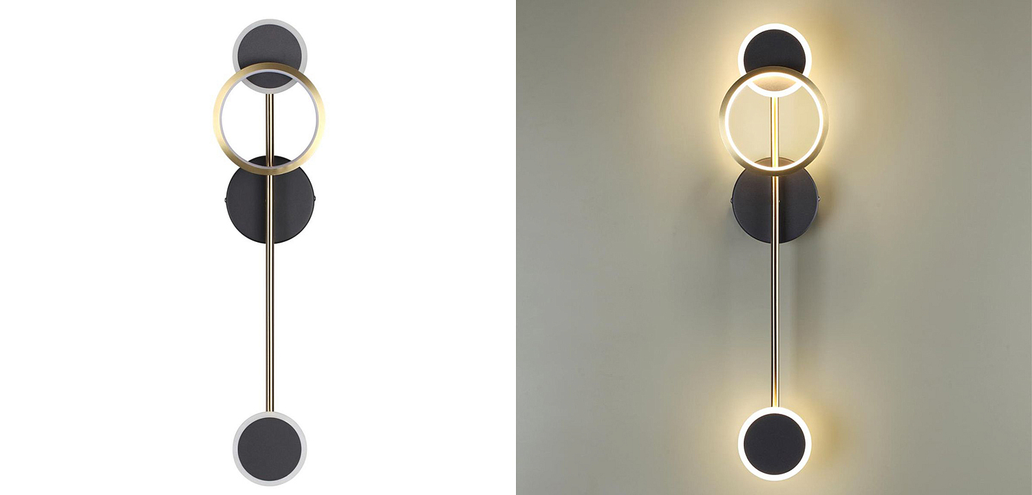 Бра Bendik Gold Ring Wall lamp A Бра Bendik Gold Ring Wall lamp A - Loft-Concept в Тюмени