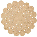 Ковер круглый с джутовой основой Round tourniquet варинант исполнения - 1 | Loft Concept в Тюмени