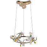 Люстра с хрустальными плафонами и декором Alvere Crystal Chandelier 6 варинант исполнения - 2 | Loft Concept в Тюмени