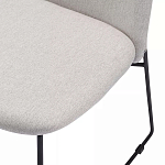 Стул мягкий светло-серый Chair Gray Runners варинант исполнения - 7 | Loft Concept в Тюмени