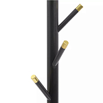 Напольная вешалка чёрная с золотистыми элементами Branches Hangers варинант исполнения - 1 | Loft Concept в Тюмени