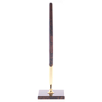 Ручка шариковая на подставке из натурального камня Обсидиан Stone Pens варинант исполнения - 1 | Loft Concept в Тюмени