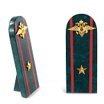 Сувенир Погон МВД из натурального камня змеевик Souvenir Epaulets варинант исполнения - 5 | Loft Concept в Тюмени