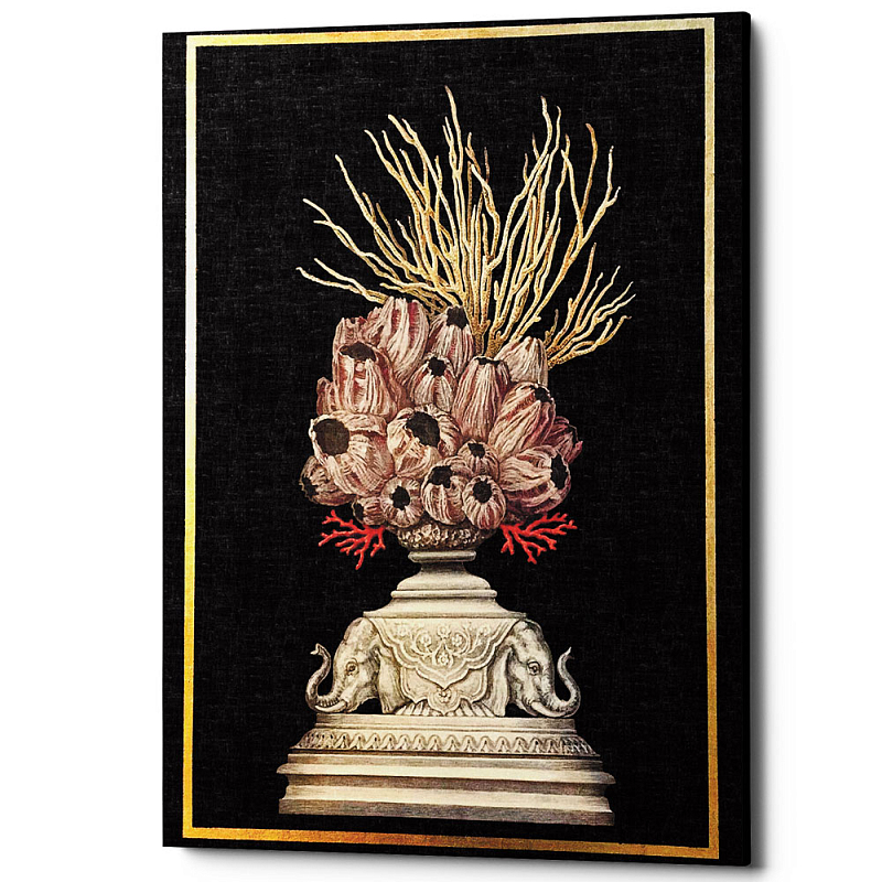 Постер Sea Vase Poster 1 Черный Бежевый Постер Sea Vase Poster 1 Черный Бежевый в Тюмени | Loft Concept