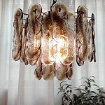 Люстра из круглых стеклянных элементов Vienna варинант исполнения - 6 | Loft Concept в Тюмени