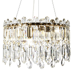 Круглая люстра с хрустальными подвесками Roul Crystal Round Chandelier варинант исполнения - 3 | Loft Concept в Тюмени