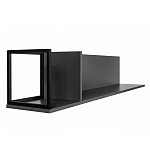 Полка навесная открытая цвета графит Strict Lines  варинант исполнения - 6 | Loft Concept в Тюмени