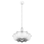 Подвесной светильник с белым фигурным абажуром и мягкими волнистыми краями Cloud Motion  варинант исполнения - 2 | Loft Concept в Тюмени